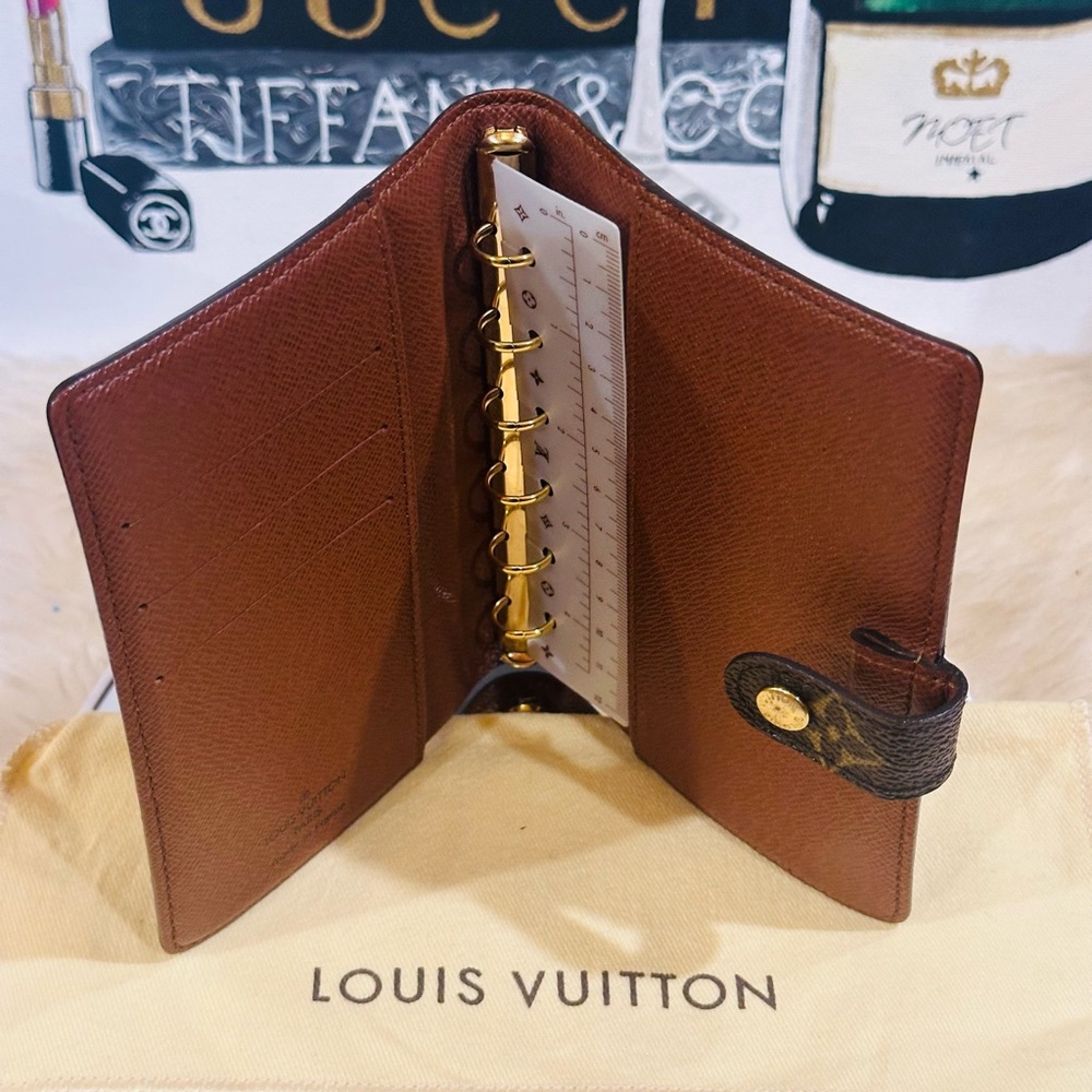 💎 Louis Vuitton Monogram Agenda PM Size H 5.6 X W 4” w/Dust Bag